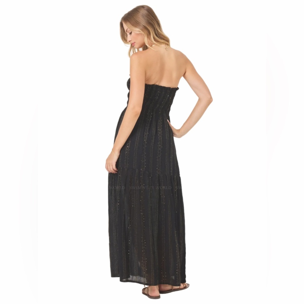 L*Space Nannai Magic Hour Dress in Black, Size XL - Picture 2 of 11